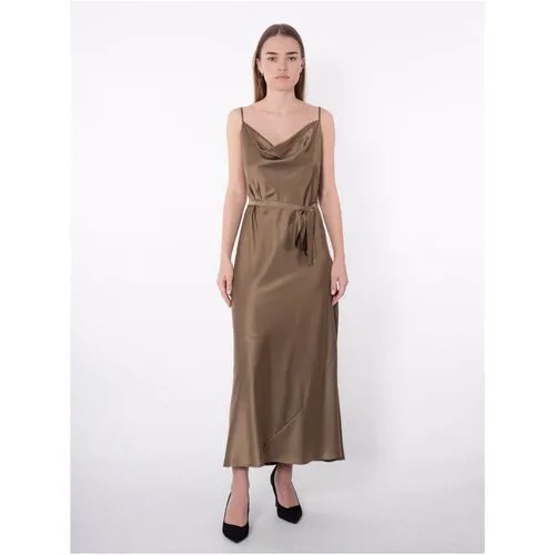 Fracomina Платье- сорочка миди с поясом (M)