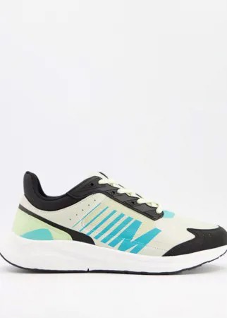 Разноцветные спортивные кроссовки для бега ASOS DESIGN-Многоцветный