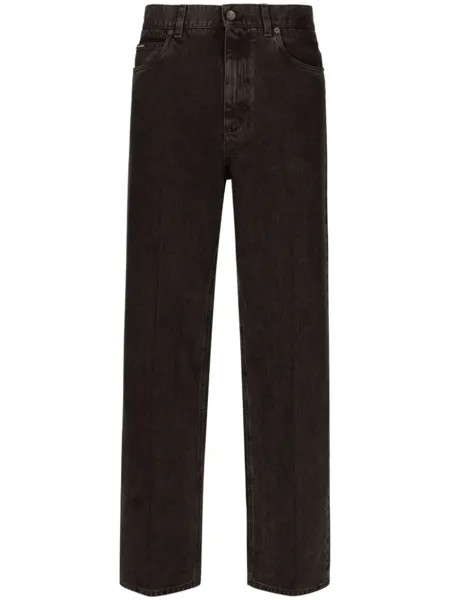 Dolce & Gabbana широкие джинсы, синий