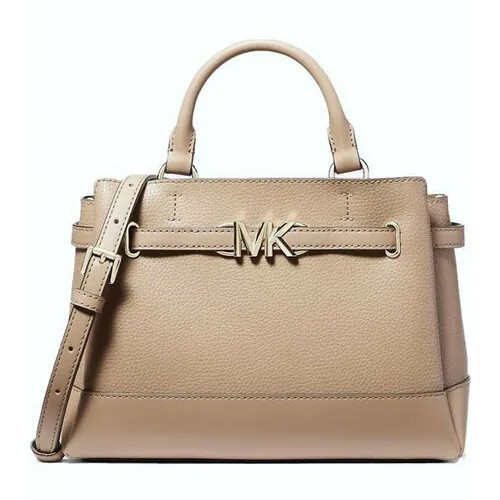 Сумка сэтчел MICHAEL KORS 106595, фактура гладкая, зернистая, бежевый