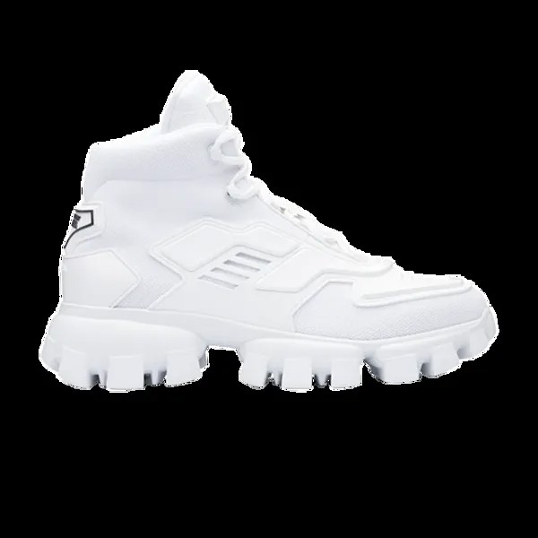 Кроссовки Prada Cloudbust Thunder Sneaker High 'White', белый