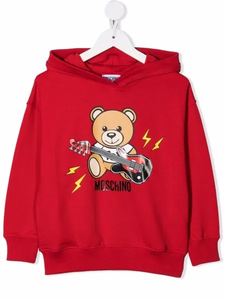 Moschino Kids худи с принтом Teddy Bear