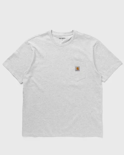 Футболка Carhartt Wip S/S Pocket T-Shirt, цвет ash heather