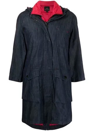 Armani Exchange парка с капюшоном