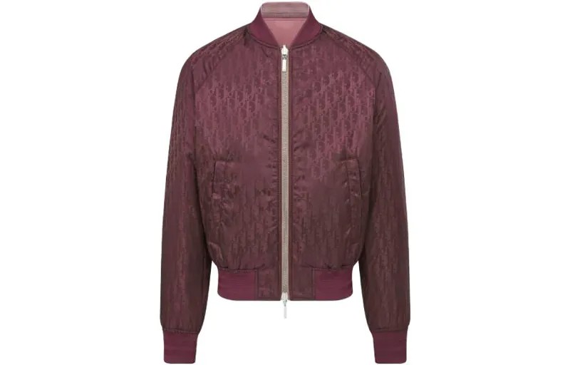 Куртка мужская бордовая Dior, цвет Burgundy