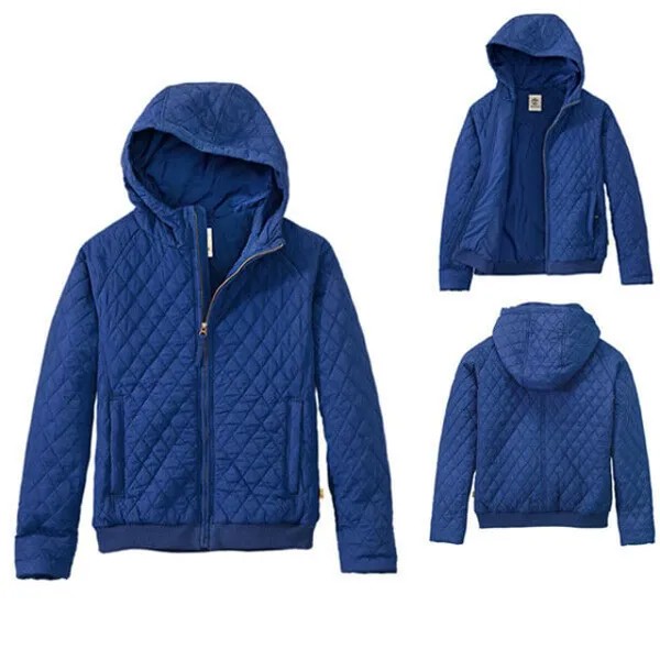Синяя женская куртка Cherry Mountain с длинным рукавом на молнии 6610j 485 a49c Timberland, синий