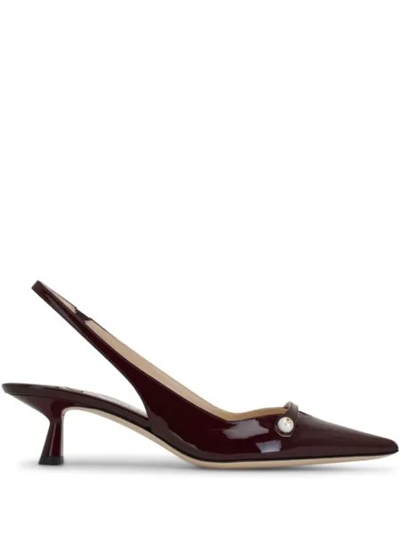 Jimmy Choo туфли Amita 45 с ремешком на пятке, красный