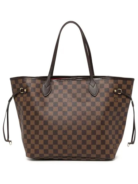Louis Vuitton сумка на плечо Damier Ebène Neverfull MM 2008-го года