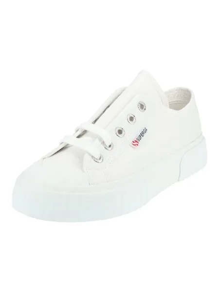 Кроссовки на шнуровке Superga, белый