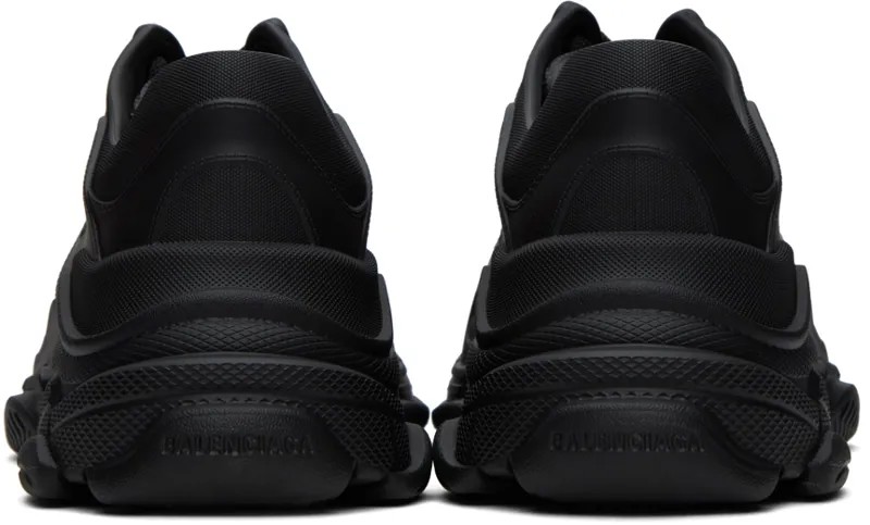 Balenciaga Черные кроссовки Triple S Mold
