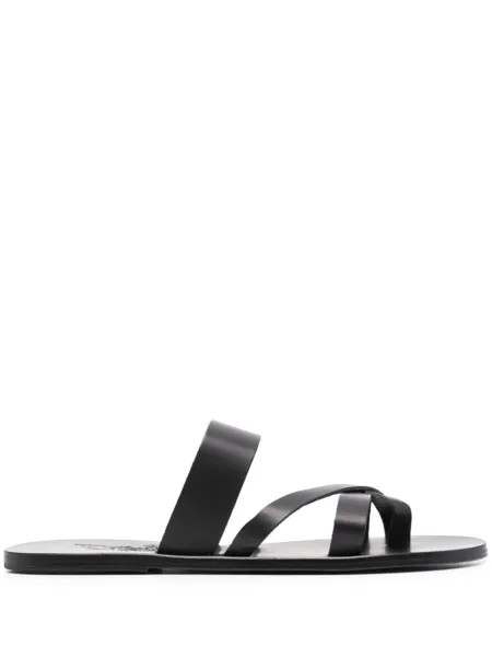 Ancient Greek Sandals сандалии Jason с перекрестными ремешками, черный