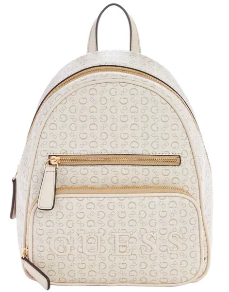 НОВЫЙ женский рюкзак с логотипом GUESS, средний рюкзак, сумка-кошелек - камень