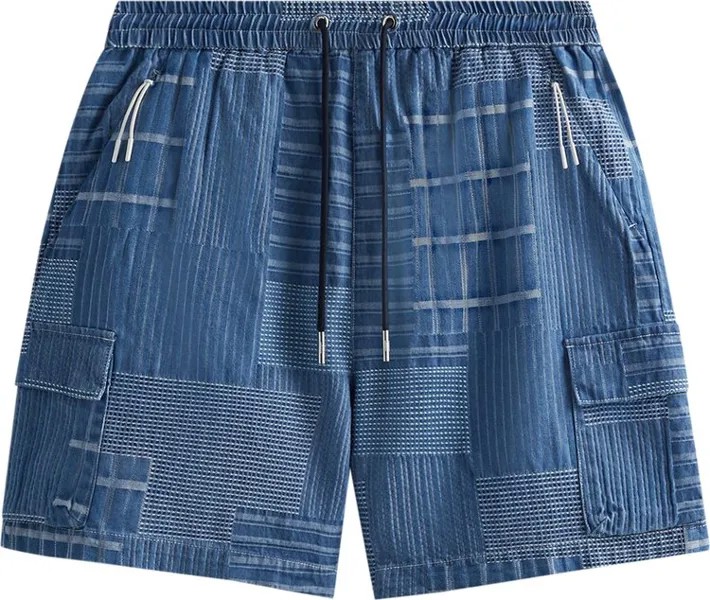 Шорты Kith Japanese Indigo Jacquard Wolcott Short 'Indigo', разноцветный