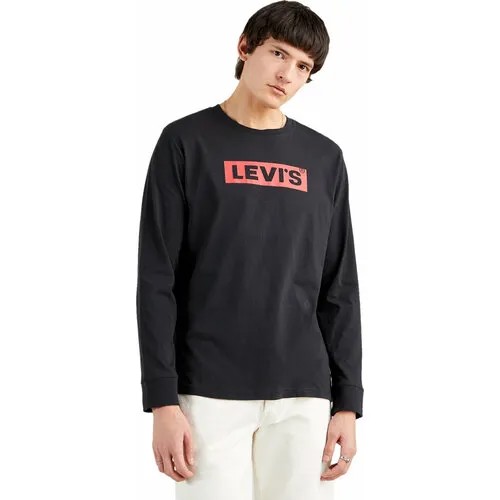 Лонгслив Levi's Men Relaxed Fit Graphic Tee, размер M, , черный