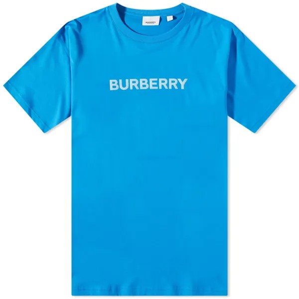 Футболка Burberry Harriston Logo, цвет Vivid Blue