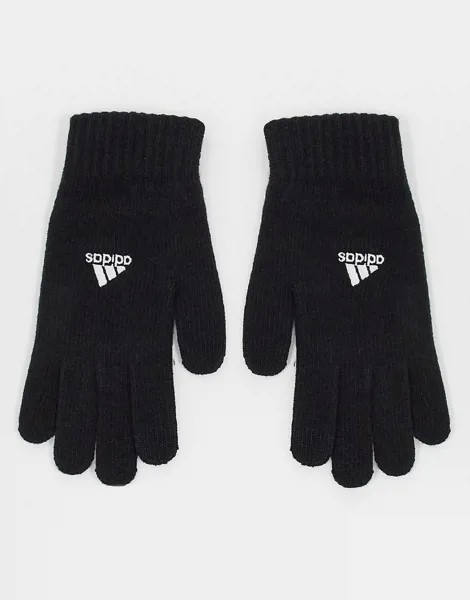 Черные перчатки adidas Football Tiro-Черный
