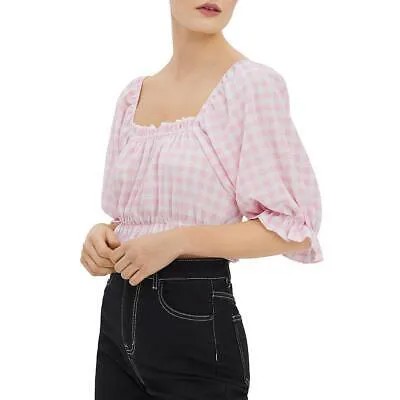 Vero Moda Женская блузка с квадратным вырезом и укороченным топом BHFO 4605