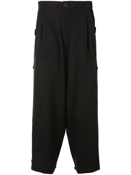 Yohji Yamamoto зауженные брюки оверсайз