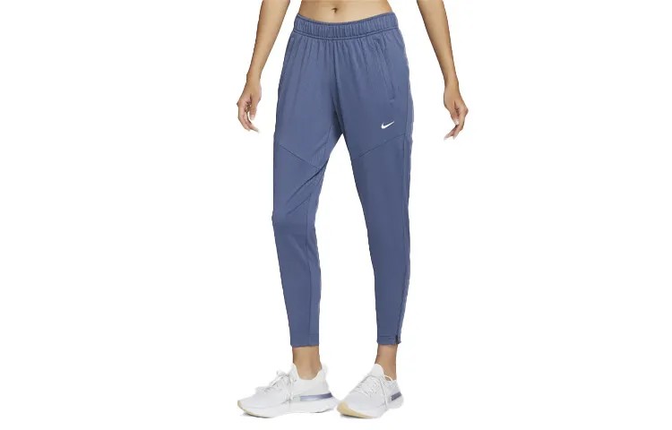 Трикотажные спортивные штаны женские синие Nike