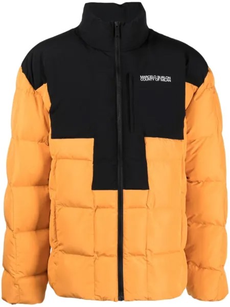 Marcelo Burlon County of Milan пуховик Cross, оранжевый