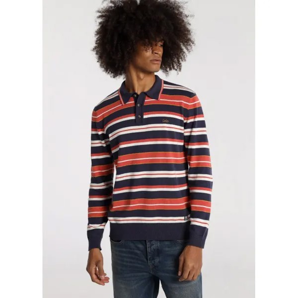 Поло с длинным рукавом Lois Jeans 131413, синий