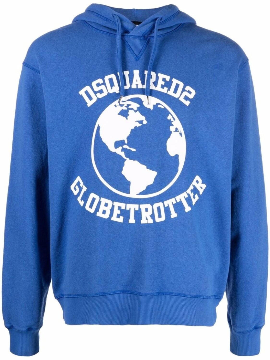 Dsquared2 худи Globetrotter с логотипом, синий