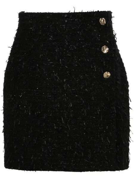 Nina Ricci твидовая мини-юбка, черный