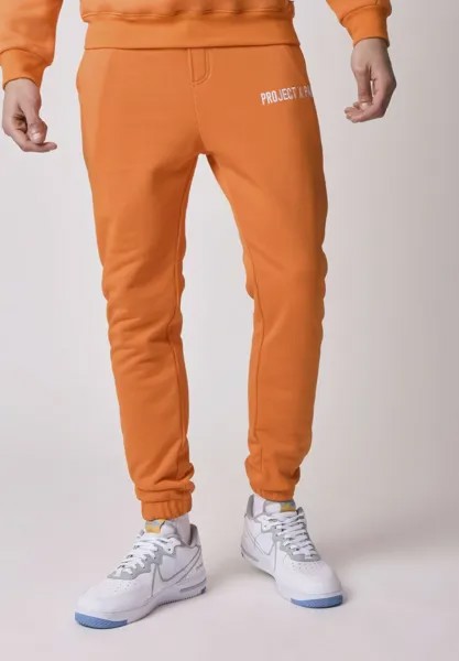 Спортивные брюки Bas De Jogging Broderie Basic Logo Project X Paris, цвет orange