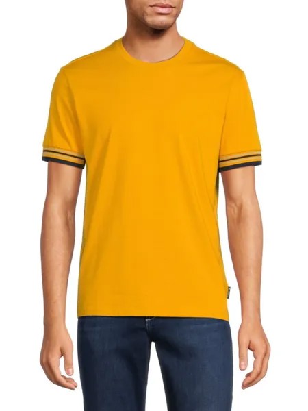 Университетская однотонная футболка Ben Sherman, цвет Gold Yellow