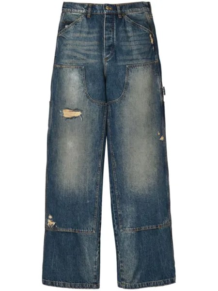 Marc Jacobs широкие джинсы Grunge Oversized, синий