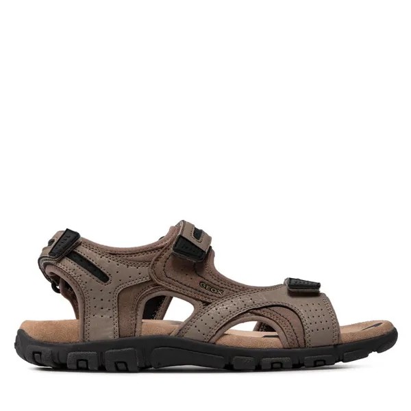 Сандалии Geox U S.Strada D U8224D 050AU C0829 Sand/Navy, коричневый