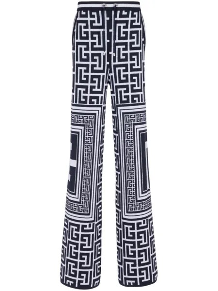 Balmain спортивные брюки с логотипом, черный