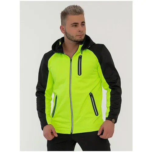Куртка CroSSSport, размер 52, желтый, зеленый
