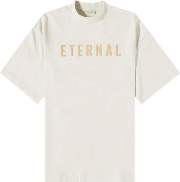 Футболка Fear of God Eternal Short-Sleeve T-Shirt Warm Heather Oatmeal, загар