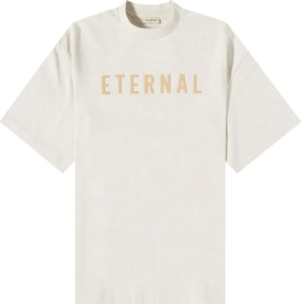 Футболка Fear of God Eternal Short-Sleeve T-Shirt Warm Heather Oatmeal, загар