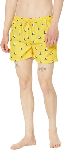 Пляжные шорты Selected Homme Classic Swimshorts, цвет Solar Power Sailboat