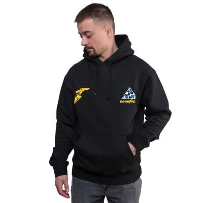 HUF x Goodyear Grand Prix Triple Triangle Pullover Hoodie Men черный