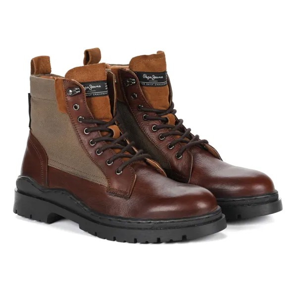 Ботинки мужские Pepe Jeans London BRAD BOOT COMBI PMS50226 коричневые 43 EU