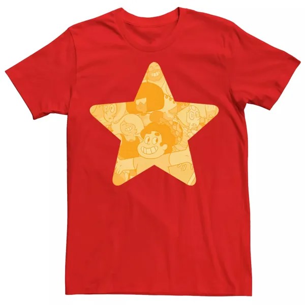 Мужская футболка Cartoon Network Stevens Universe с золотой звездой Licensed Character