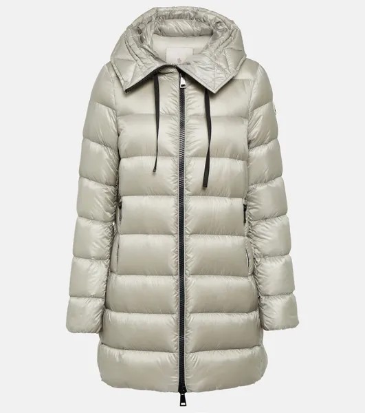 Suyen стеганое пуховое пальто MONCLER, серый