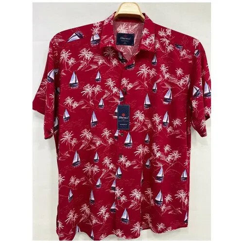 Рубашка Castelli, размер 6XL(70), красный