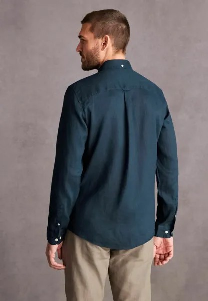 Рубашка Signature Long Sleeve Collar Next, темно-синяя