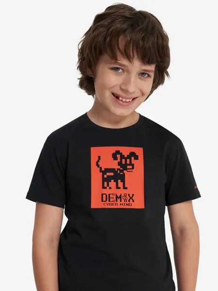 Футболка для мальчиков Demix, Черный