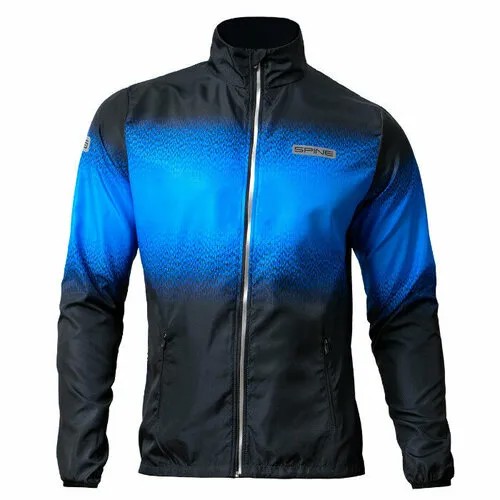 Куртка Spine, размер 56, черный/синий