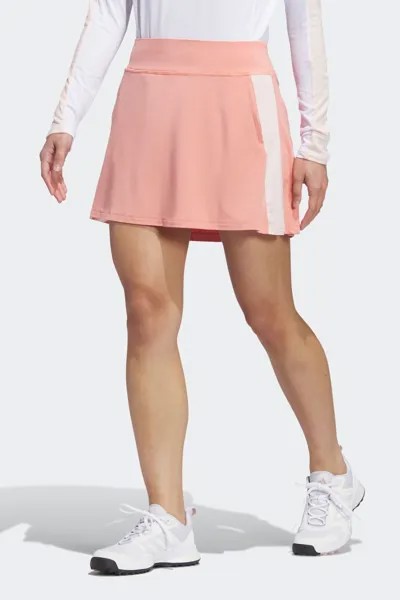 Юбка adidas Golf персикового цвета с натуральным мотивом Adidas Golf, розовый