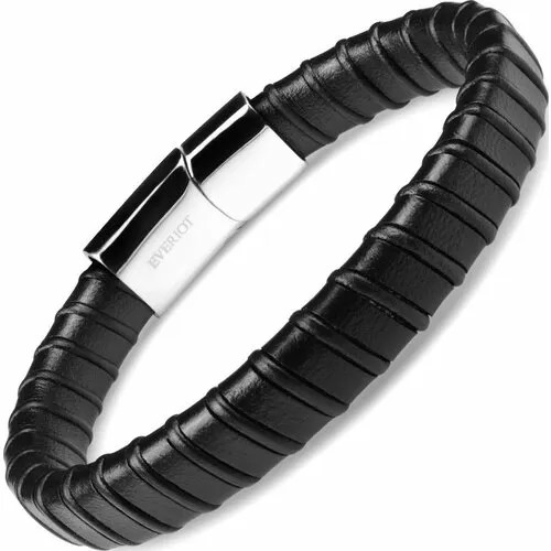 Браслет Everiot, размер 21 см, черный