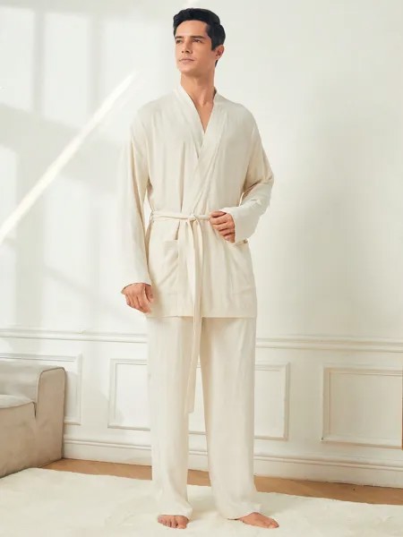 Рубашка мужская и штаны Shein, абрикосовый