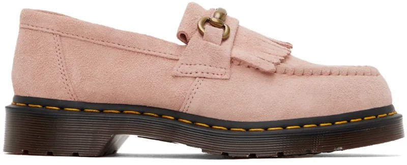 Розовые лоферы Adrian Snaffle Dr. Martens