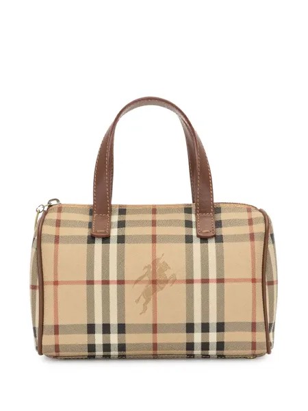 Burberry Pre-Owned сумка в клетку Haymarket Check