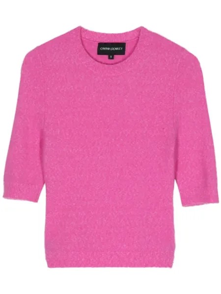Cynthia Rowley джемпер Sydney из смесового кашемира, розовый
